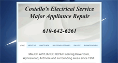 Desktop Screenshot of costelloelectrical.com